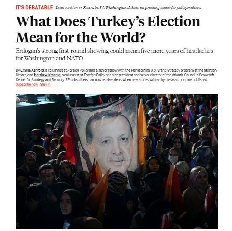 ABDli Foreign Policyden Erdoğan itirafı: Yanılmışız