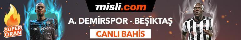 Adana Demirspor - Beşiktaş maçı Tek Maç, Süper Oran ve Canlı Bahis seçenekleriyle Misli.com’da