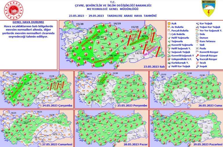 Araçlar sular altında kaldı, birçok kent için uyarı yapıldı