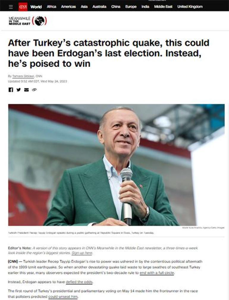 CNN International: Erdoğan hazır