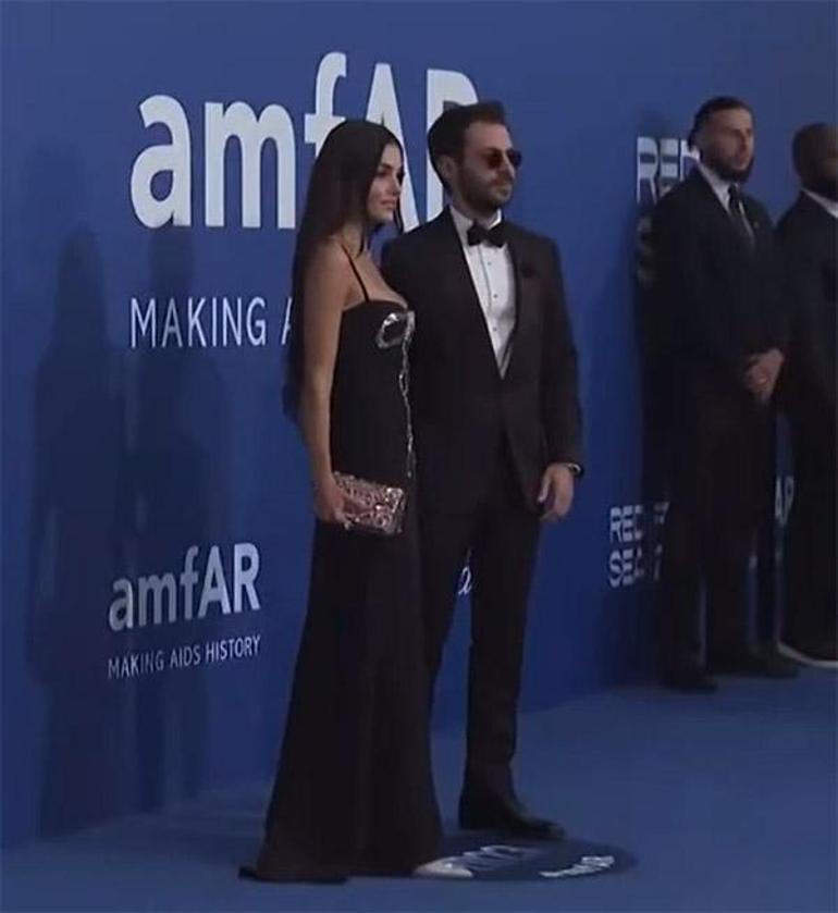 Hande Erçel ile Hakan Sabancı, Cannesda Sevgilisinden gözlerini alamadı
