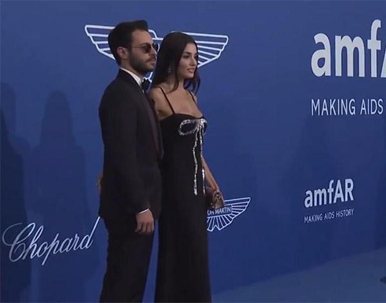 Hande Erçel ile Hakan Sabancı, Cannesda Sevgilisinden gözlerini alamadı