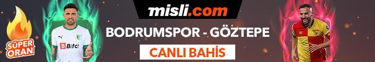 Bodrumspor - Göztepe maçı Tek Maç, Süper Oran ve Canlı Bahis seçenekleriyle Misli.com’da