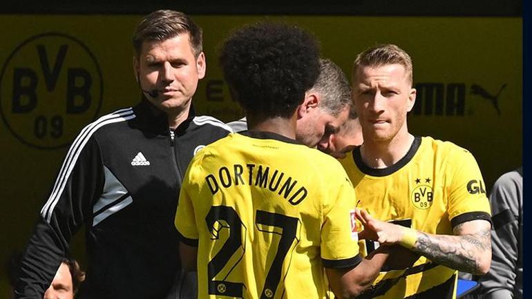 Borussia Dortmund şampiyonluk maçında kabusu yaşadı Sebastian Haller yıkıldı