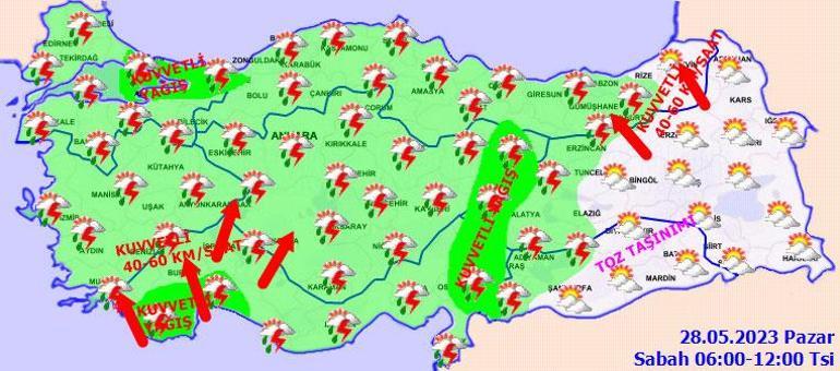 Sandık başına gidecekler dikkat Meteorolojiden flaş uyarı