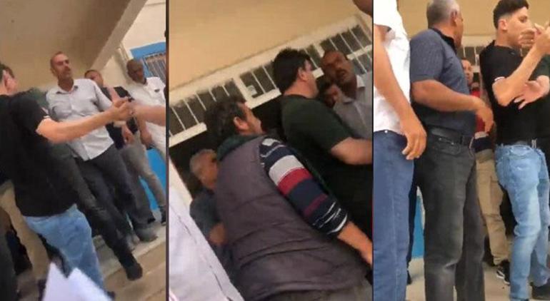 Şanlıurfa’da toplu oy kullanımı iddiasıyla arbede çıktı