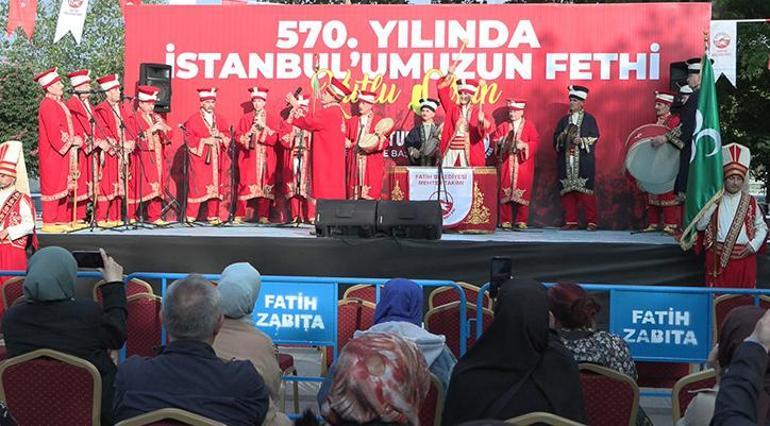 İstanbul’un Fethi’nin 570. yılı Saraçhane’de kutlandı