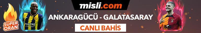 Ankaragücü - Galatasaray maçı Tek Maç, Süper Oran ve Canlı Bahis seçenekleriyle Misli.com’da