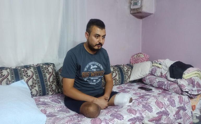 Eşi, iki çocuğu ve iki bacağını kaybetti Kahramanmaraşlı depremzede protez yardımı bekliyor