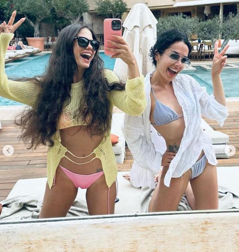 Demet Özdemir sezonu açtı Bikinili pozlarına yorum yağdı