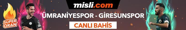 Ümraniyespor-Giresunspor maçı Tek Maç, Süper Oran ve Canlı Bahis seçenekleriyle Misli.com’da