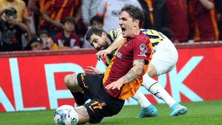 Galatasaray - Fenerbahçe derbisinde kırmızı kart kararı Luan Peres atıldı