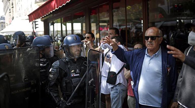 Fransada binlerce kişi emeklilik reformunu protesto etti Gözaltılar var