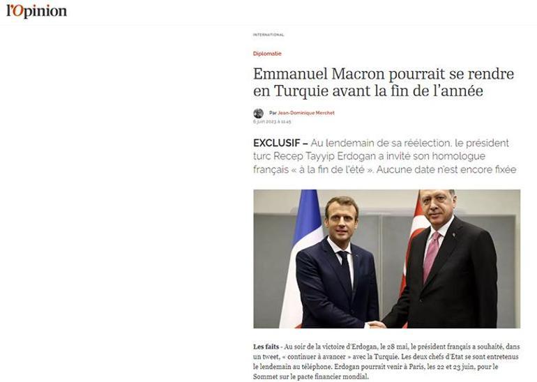Özel haberle duyurdular Erdoğandan Macron sürprizi