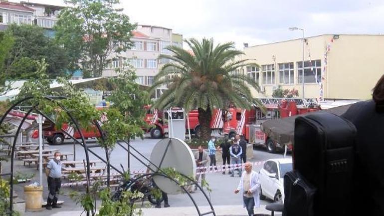 Çapadaki İstanbul Üniversitesi İstanbul Tıp Fakültesinde yangın