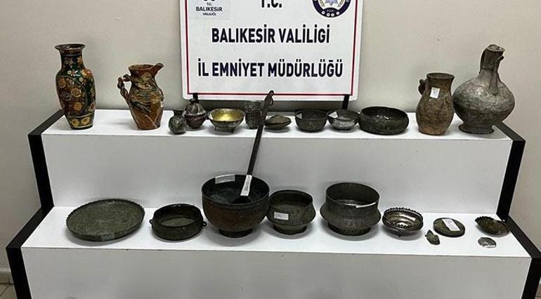 Ekipler bile şaştı kaldı Tarihi eser operasyonunda adeta cephane ele geçirildi