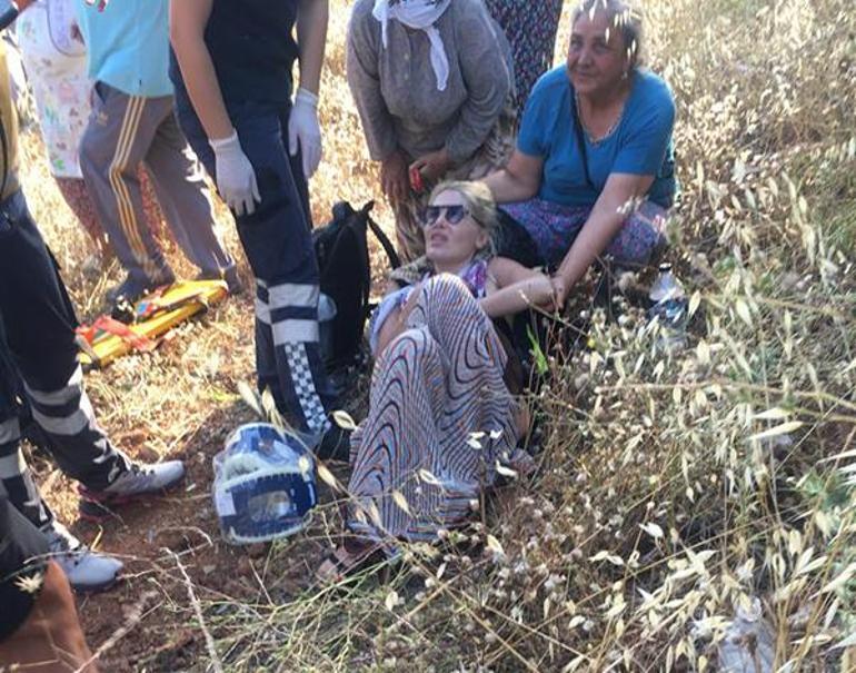 Mustafa Sandalın eşi Melis Sandal cayrokopter kazasında yaralandı