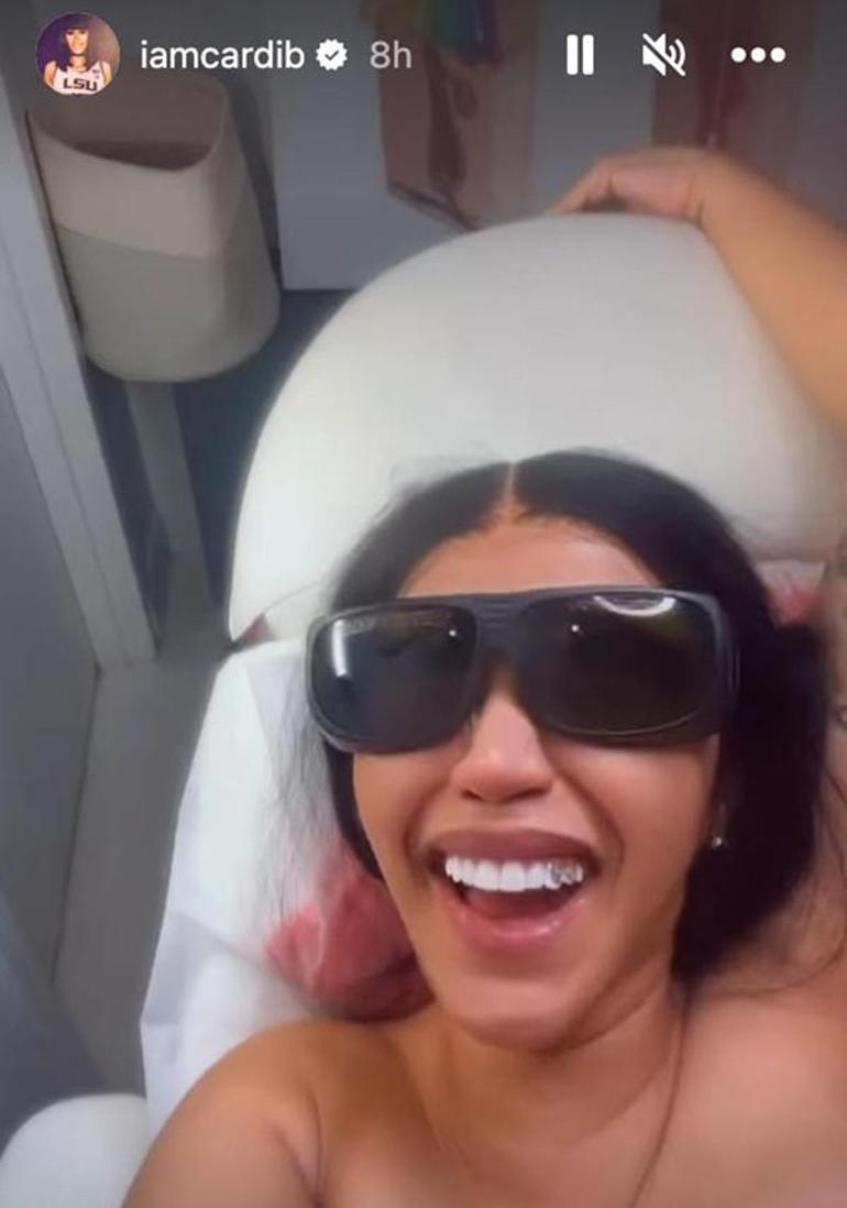 Lazer epilasyon yaptırırken video paylaştı Ben kıllı bir kadınım