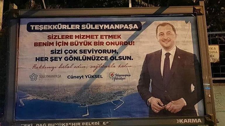 Melek Mosso konseri sonrası Süleymanpaşa Belediye Başkanı Cüneyt Yüksel istifa etti