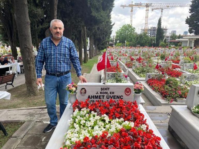 Edirnekapı Şehitliğinde buruk babalar günü