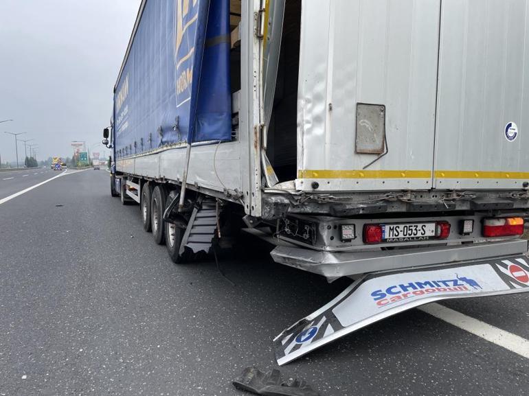 Dinlenme tesisine girmek isterken korkunç kaza