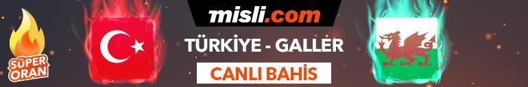 Türkiye - Galler maçı Tek Maç, Süper Oran ve Canlı Bahis seçenekleriyle Misli.com’da