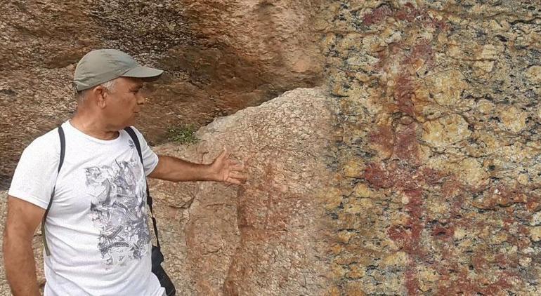 Heyecanlandıran keşif Kayıtlarda olmayan yeni kadın figürlü kaya bulundu