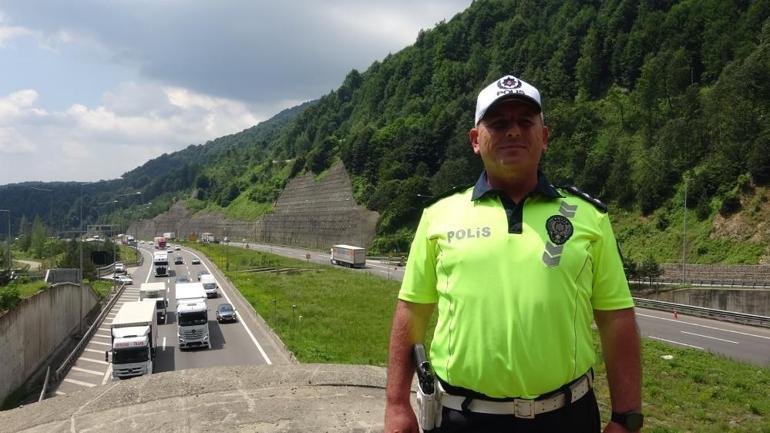 Bolu’da TEM Otoyolu’nda bayram trafiği başladı