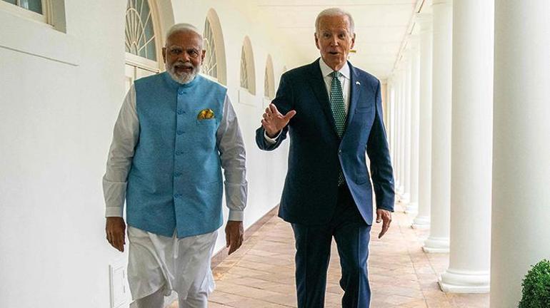 Biden, Hindistan Başbakanı Modi’yi Beyaz Saray’da ağırladı