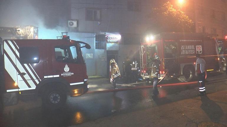 Esenyurtta korkutan yangın Ekipler müdahale etti