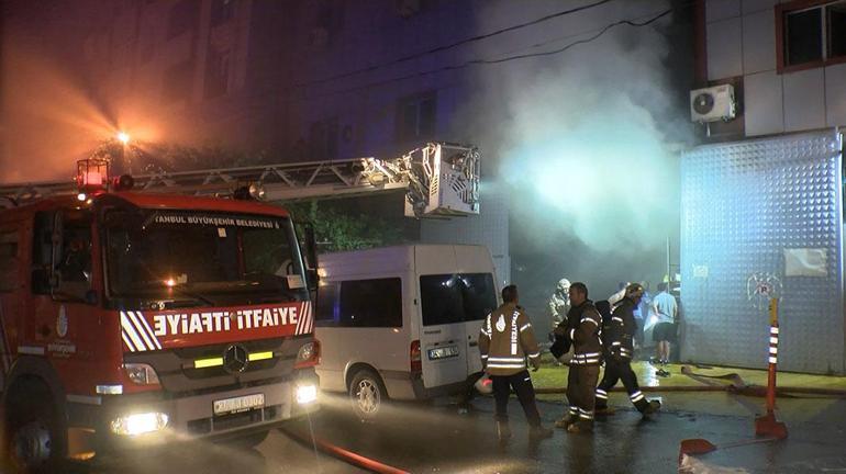 Esenyurtta korkutan yangın Ekipler müdahale etti