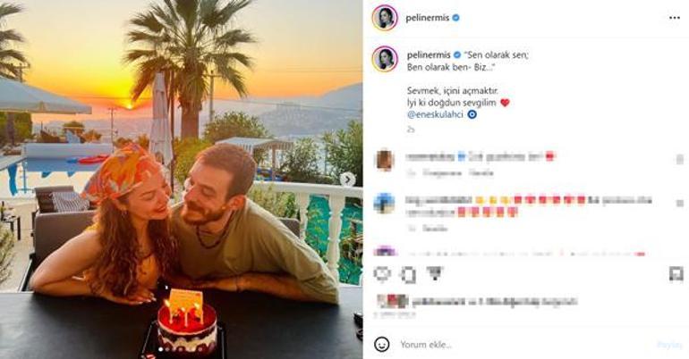 Sosyal medyada aşka geldi Pelin Ermişten sevgilisiyle romantik pozlar