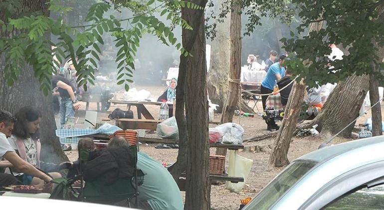 İstanbulda kalanlar piknik alanlarına akın etti