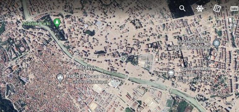 Enkaz kent Hatay’da yıkımın boyutunu uydu görüntüleri gözler önüne serdi
