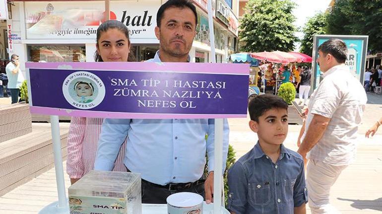 Depremden etkilenen SMAlı Zümranın yaşam savaşı