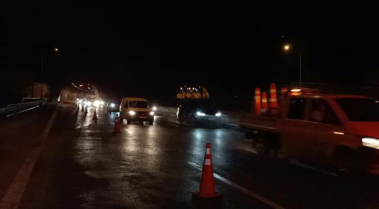 Bolu Dağı Tüneli İstanbul istikameti yeniden trafiğe açıldı