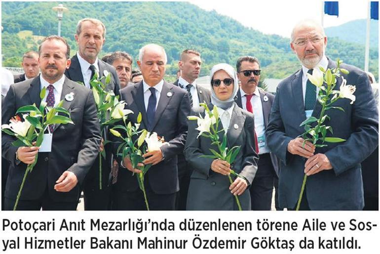 ‘Srebrenitsa’yı unutmayacağız’