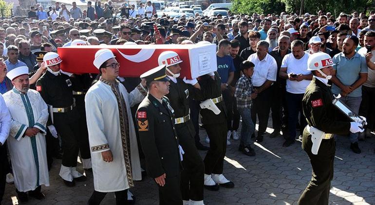 Şehit Kavlakın cenazesi, memleketi Sivasa getirildi