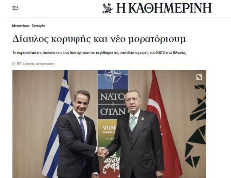 Yunan basını yazdı: Ankara ve Atina anlaşmaya vardı