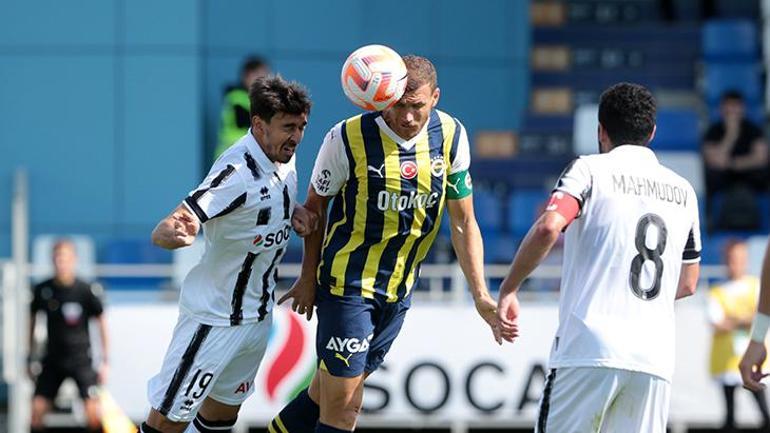 Fenerbahçede Dzeko ve Kent sahne aldı Neftçi Bakü maçında siftah yaptılar
