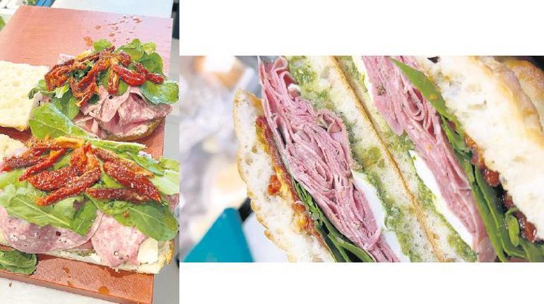 Bostanlı’da İtalyan işi sandviç