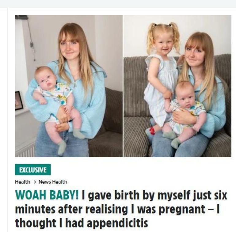 Apandisit sandı, hamile çıktı Tuvalette fark etti 6 dakika sonra doğurdu