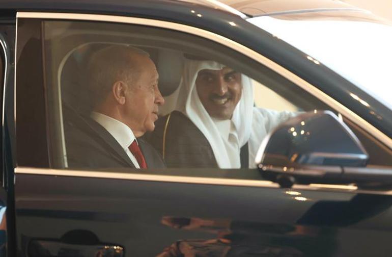 Cumhurbaşkanı Erdoğan Katar Emiri Al Sani’ye TOGG hediye etti