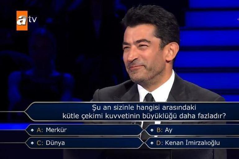 Kim Milyoner Olmak İster’de yarışmacıyı ve Kenan İmirzalıoğlu’nu güldüren soru