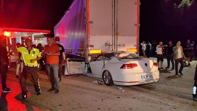 Bursada kahreden tesadüf Ölen kişinin kimliğini öğrenen TIR şoförü gözyaşlarına boğuldu