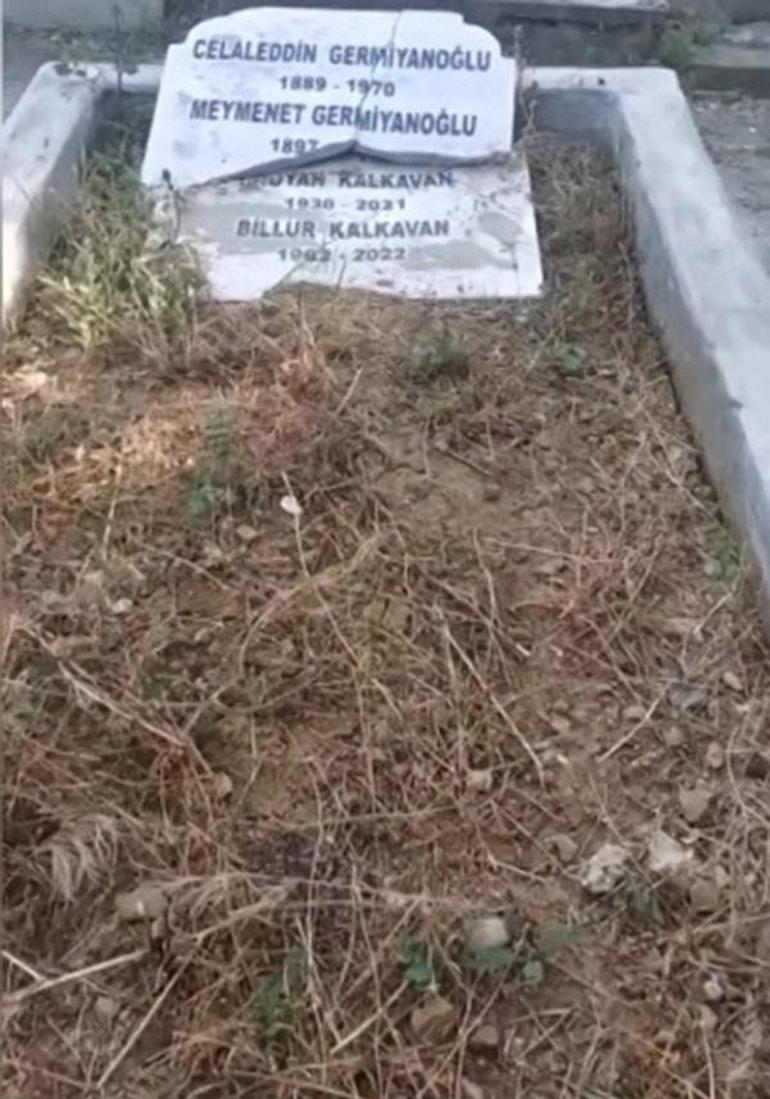 Billur Kalkavanın mezarının son hali sevenlerini yıktı