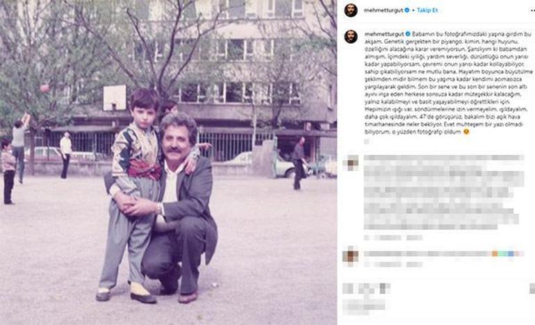 Mehmet Turgut: Babamın bu fotoğrafımızdaki yaşına girdim