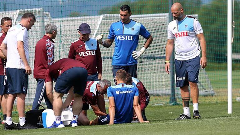 Trabzonspora yeni transferinden kötü haber Antrenmanı tamamlayamadı