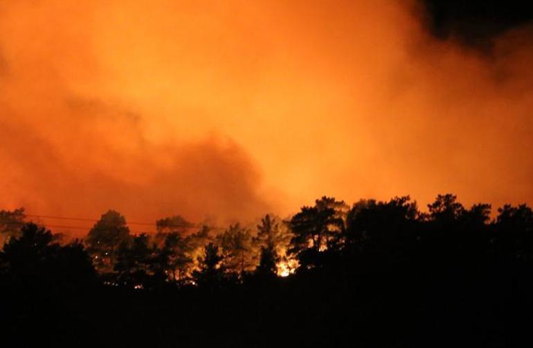 Peş peşe orman yangını haberleri Evler yandı, vatandaşlar tahliye ediliyor