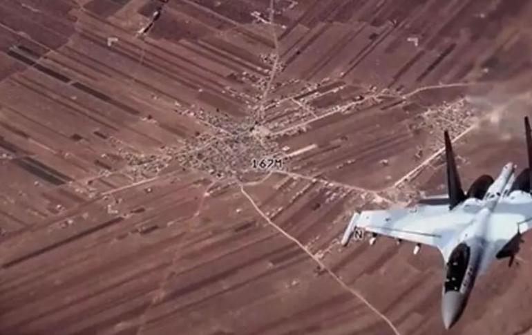 Suriyede şok anlar Rus Su-35i Amerikan MQ-9 Reaperın peşine düştü